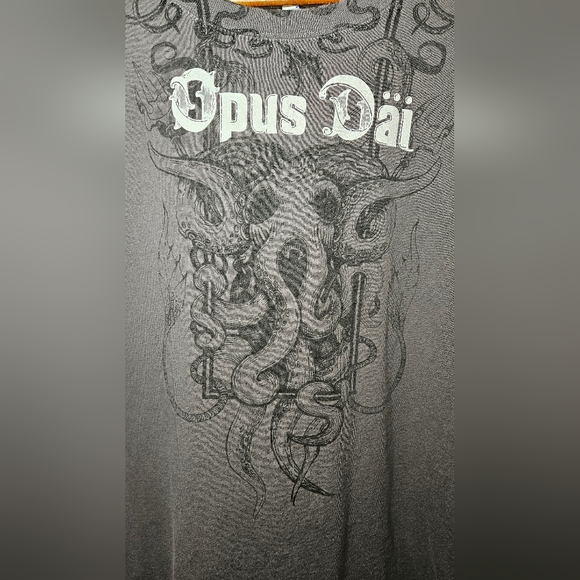 Opus Dai band XXL men's short sleeved t-shirt, Heather Grey color, nice graphics - Picture 6 of 7